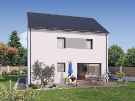 terrain avec maison neuve à vendre