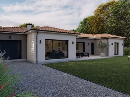 terrain avec maison neuve à vendre