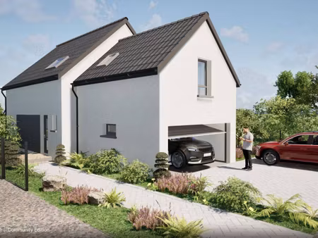 terrain avec maison neuve à vendre