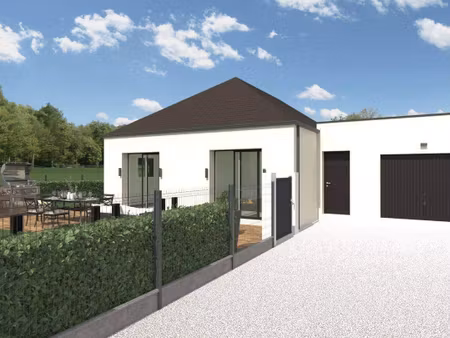 terrain avec maison neuve à vendre