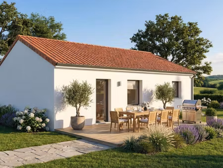 terrain avec maison neuve à vendre