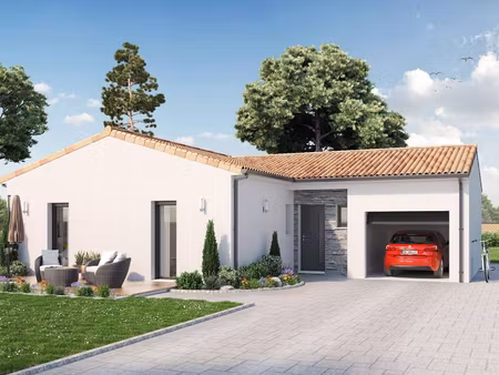 terrain avec maison neuve à vendre