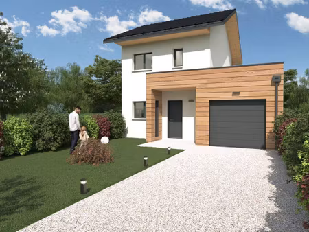 terrain avec maison neuve à vendre