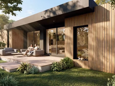 terrain avec maison neuve à vendre