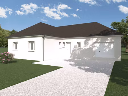 terrain avec maison neuve à vendre