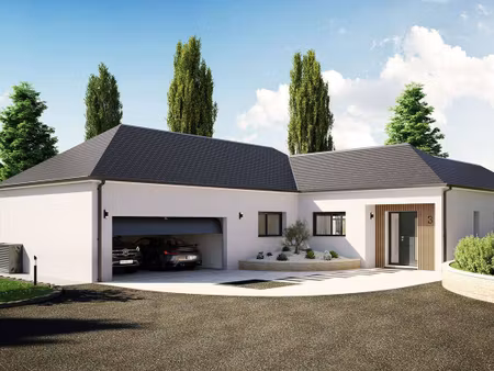 terrain avec maison neuve à vendre