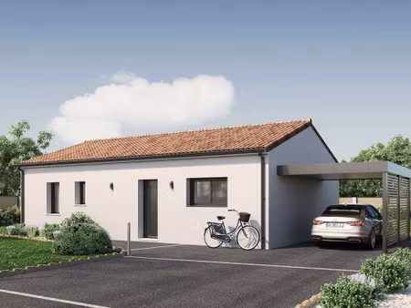 terrain avec maison neuve à vendre