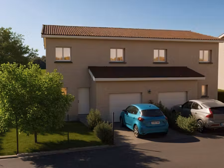 terrain avec maison neuve à vendre