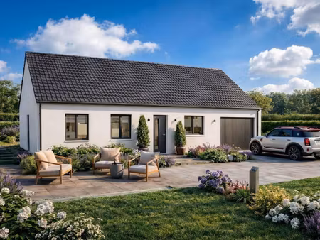 terrain avec maison neuve à vendre