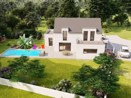 terrain avec maison neuve à vendre