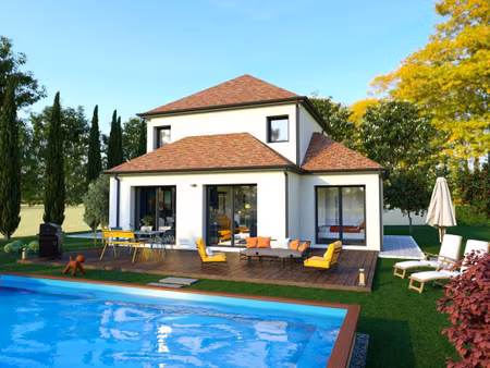 terrain avec maison neuve à vendre
