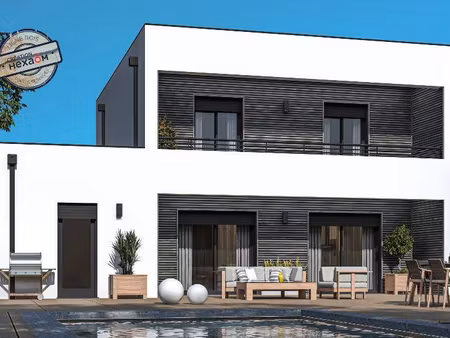 terrain avec maison neuve à vendre