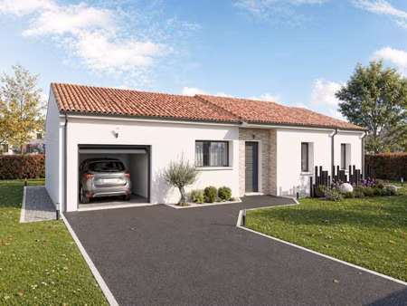 terrain avec maison neuve à vendre