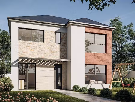 terrain avec maison neuve à vendre