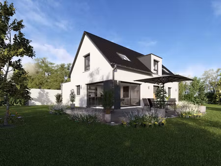 terrain avec maison neuve à vendre