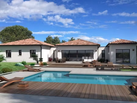 terrain avec maison neuve à vendre