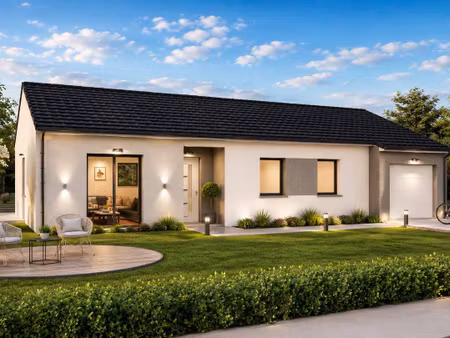 terrain avec maison neuve à vendre