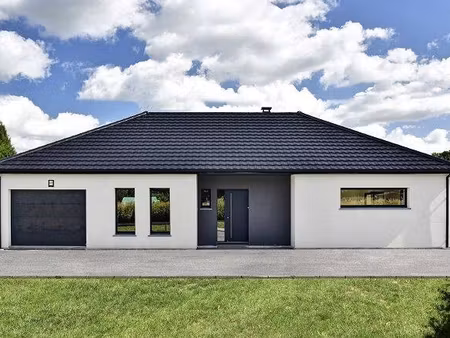 terrain avec maison neuve à vendre