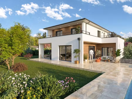 terrain avec maison neuve à vendre