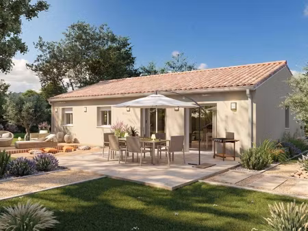 terrain avec maison neuve à vendre