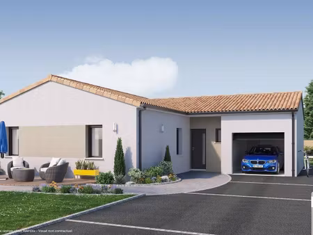 terrain avec maison neuve à vendre