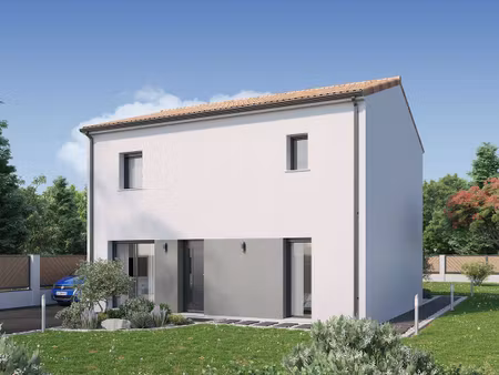 terrain avec maison neuve à vendre