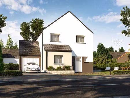 terrain avec maison neuve à vendre