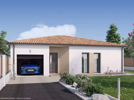 terrain avec maison neuve à vendre