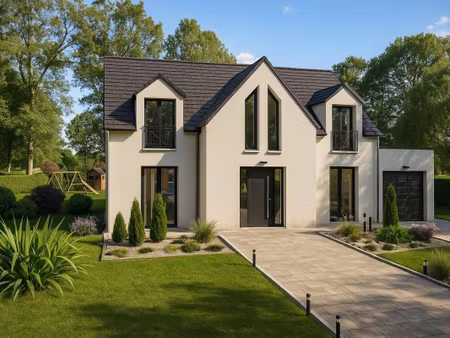 terrain avec maison neuve à vendre