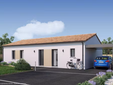 terrain avec maison neuve à vendre