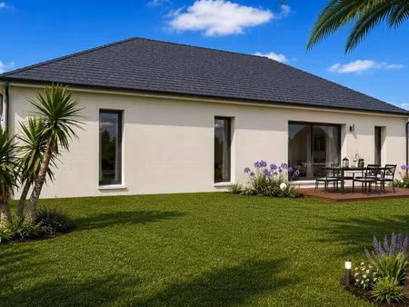 terrain avec maison neuve à vendre