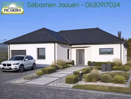 terrain avec maison neuve à vendre