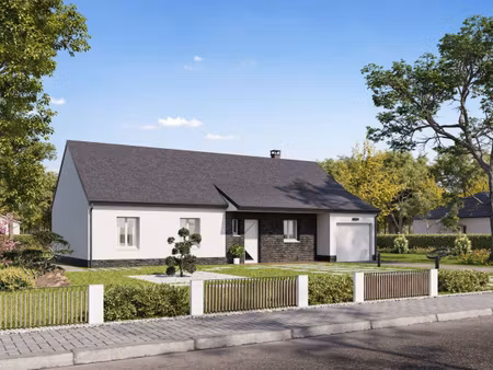 terrain avec maison neuve à vendre