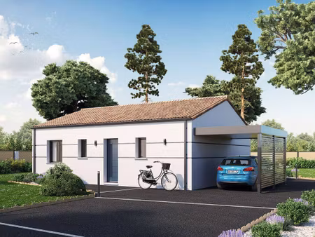 terrain avec maison neuve à vendre