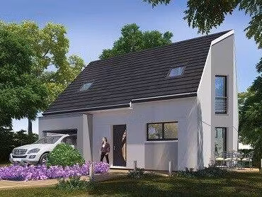 terrain avec maison neuve à vendre