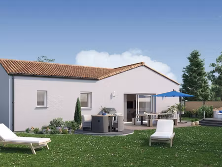 terrain avec maison neuve à vendre