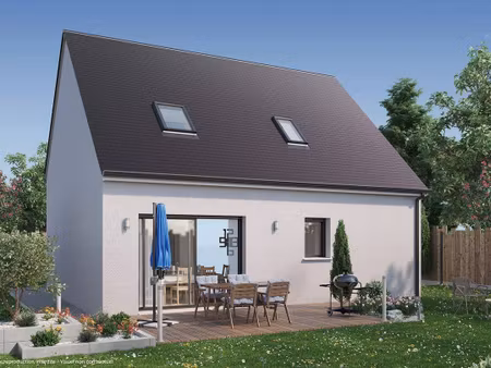 terrain avec maison neuve à vendre
