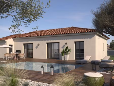 terrain avec maison neuve à vendre