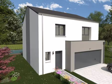 terrain avec maison neuve à vendre