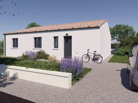terrain avec maison neuve à vendre