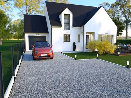 terrain avec maison neuve à vendre