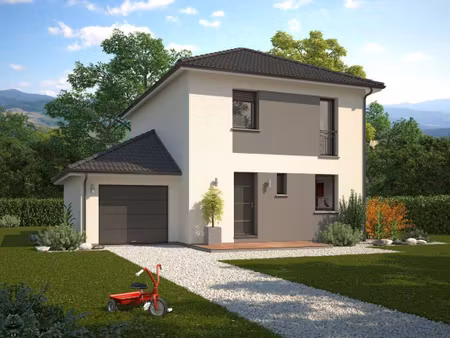 terrain avec maison neuve à vendre