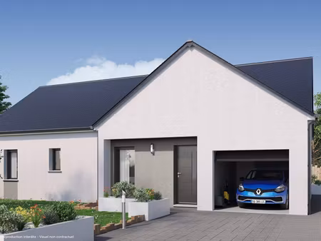 terrain avec maison neuve à vendre