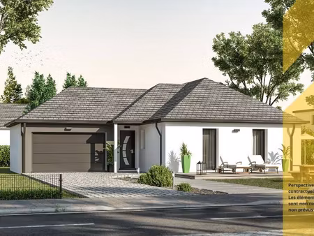 terrain avec maison neuve à vendre