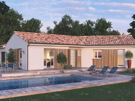 terrain avec maison neuve à vendre