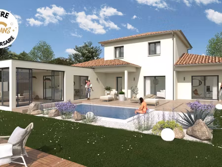 terrain avec maison neuve à vendre