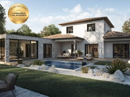 terrain avec maison neuve à vendre
