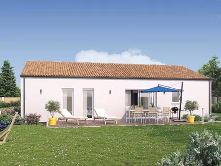 terrain avec maison neuve à vendre