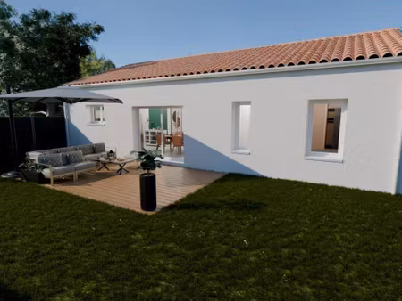 terrain avec maison neuve à vendre