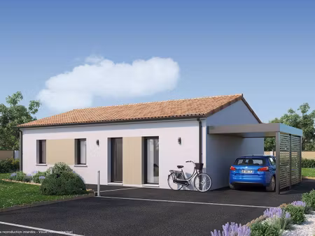 terrain avec maison neuve à vendre